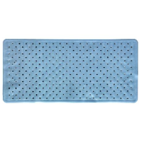ALFOMBRA BAÑO ANTIDESLIZANTE  76X35 AZUL