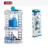 TOYMA RINCONERA BLANCA TRIPLE PARA DUCHA  FACIL MONTAJE CON ESTANTES AJUSTABLES