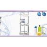 ESTANTERIA RINCONERA ALUMINIO PARA DUCHA 3 BANDEJAS,FACIL MONTAJE,ANTIOXIDO