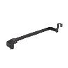 TOALLERO NEGRO MATE PARA MUEBLE DE 36 CM