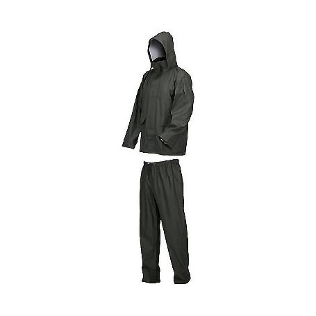 TRAJE AGUA POLIESTER PVC VERDE XL R-1700V