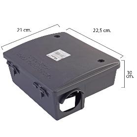 CAJA PROTEJE CEBOS PARA TRAMPAS