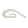 GANCHO CORTINA PLASTICO PARA RIEL