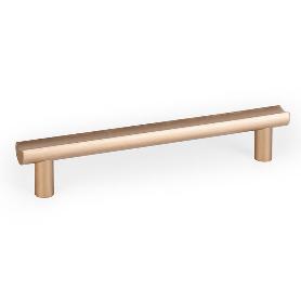 TIRADOR MOON DE ALUMINIO. PARA MUEBLES. 160 MM / 320 MM - VIEFE DIST. AGUJERO DIST. 160MM. ACABADO LATÓN CAVA