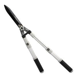 TIJERAS PODAR SETOS 2 MANOS ALUMINIO TELESCOPICAS, HOJAS ACERO ANTIADHERENTE, MANGO TPR, AJUSTE CORTE,