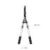 TIJERAS PODAR SETOS 2 MANOS ALUMINIO TELESCOPICAS, HOJAS ACERO ANTIADHERENTE, MANGO TPR, AJUSTE CORTE,