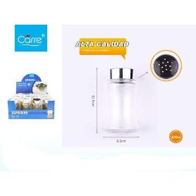 SALERO ESPECIERO AZUCARERO GRANDE CRISTAL CON TAPA INOX SIMILAR VALIRA MARCA CARRE
