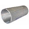 TUBO ALUM.FLEXIBLE 110MM.BLANCO 1.5MT.