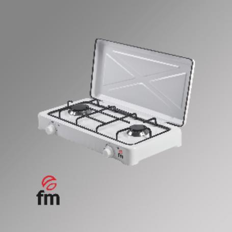 COCINA 2 FUEGOS C/TAPA