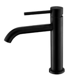 MONOMANDO LAVABO KALLA PLENUM INOX NEGRO MATE