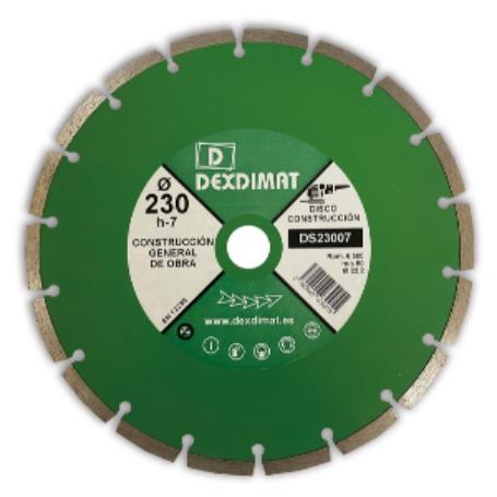 DISCO DIAMANTE G.OBRA H7 230 MM