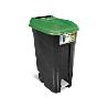 CUBO CON PEDAL ECO  80 L VERDE
