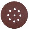 CALFLEX-KE.RR115.40-DISCO DE PAPEL AUTOADHRENTE AO 115MM (8 AGUJEROS GRANO 40) (CAJA 50)