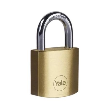YALE-YPL11070-CANDADO DE LATÓN ARCO CORTO (70 MM)