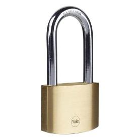 YALE-YPL11250-CANDADO DE LATÓN ARCO LARGO (50 MM)