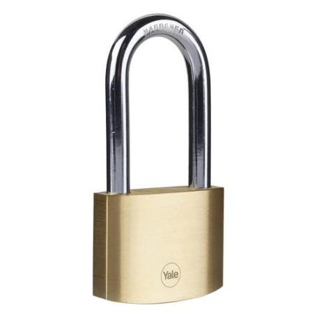 YALE-YPL11250-CANDADO DE LATÓN ARCO LARGO (50 MM)