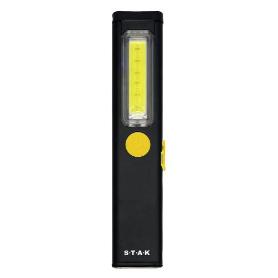 STAK-ST476-LINTERNA LED RECARGABLE DE 3W EXTRAFINA DE ALUMINIO STEALTH (CAJA 8)