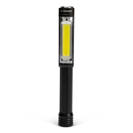 VELAMP-IN256-LINTERNA DE ALUMINIO COB 3W + FLASH ROJO CON IMÁN IPER POTENTE BIG DADDY (CAJA 12)