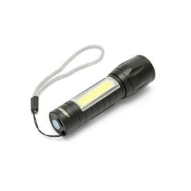 VELAMP-D89R-MINI LINTERNA LED RECARGABLE CON ZOOM + LINTERNA COB THOR MAX (CAJA 8)