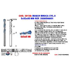 BROCA EXPERT HEX-9 MULTI CONSTRUCTION,, 5 X 50 X 100 MM. PARA TALADROS/ATORNILLADORES DE IMPACTO
