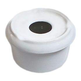 CENICERO DE AGUA REDONDO CON TAPA PORCELANA BLANCA DIAMETRO 9 CMS. 15530 VIEJO VALLE