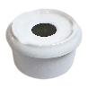 CENICERO DE AGUA REDONDO CON TAPA PORCELANA BLANCA DIAMETRO 9 CMS. 15530 VIEJO VALLE