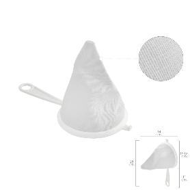 COLADOR TELA FRANELA ARMAZÓN DE PLASTICO Ø 12 CM.