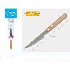 CUCHILLO CHULETERO PARA CARNE ECONOMICO MANGO MADERA NATURAL CARRE