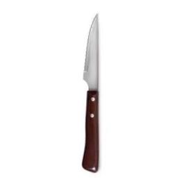 CUCHILLO CHULETERO TERNASCO ECONOMICO MANGO PLASTICO MARRON 0653 SUPREM