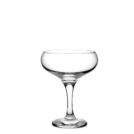 27 CLS COPA CLASICA VINTAGE PARA CHAMPAN ACHATADA,PIE BAJO, PASABACHE - CAJA 6 UNIDADES