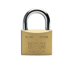 CANDADO ARCO NORMAL K50 LLAVES IGUALES NIQUELADO