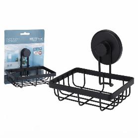 JABONERA HIERRO NEGRO MATE 134X115X115 MM