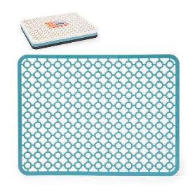 SALVAPLATOS REJILLA RECTANGULAR PARA FREGADERO  30X39 CMS COLORES SURTIDOS PLASTICFORTE