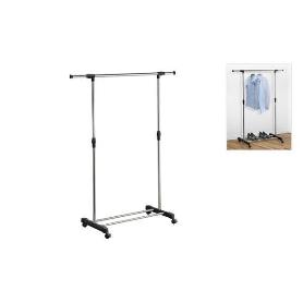 PERCHERO BURRITO EXTENSIBLE CON RUEDAS,FACIL MONTAJE,DESMONTABLE,ECONOMICO HERSIG