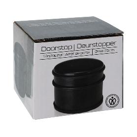 TOPE PUERTA NEGRO MATE 9 CM