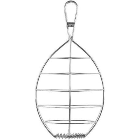IBILI PARRILLA REJILLA INOXIDABLE PARA ASAR RODABALLO Y TODO TIPO DE PESCADO 770200 42X30 CMS
