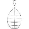 IBILI PARRILLA REJILLA INOXIDABLE PARA ASAR RODABALLO Y TODO TIPO DE PESCADO 770200 42X30 CMS