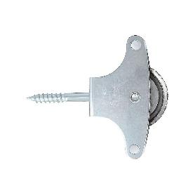 POLEA TENDEDERO CON TIRAFONDO  N. 4 METAL