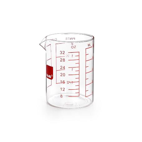 VASO MEDIDOR VIDRIO 1000 ML