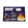 QBAK CAJA 40 UNIDADES PASTILLAS DE ENCENDIDO RAPIDO PARA BARBACOAS Y CHIMENEAS