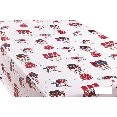 ROLLO DE HULE DISEÑO RENOS DE NAVIDAD 1,40 X 20 M