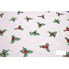 ROLLO DE HULE DISEÑO ACEBO NAVIDAD 1,40 X 20 M