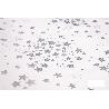 ROLLO DE HULE DISEÑO ESTRELLAS PLATEADAS 1,40 X 20 M