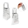 RALLADOR MINI 11,5 CMS INOXIDABLE 3 CARAS IDEAL PARA RALLAR CASCARA DE LIMON Y NUEZ NOSCADA
