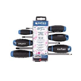 DISPLAY DE DESTORNILLADORES GRIPFORCE SL-PH 6 UDS
