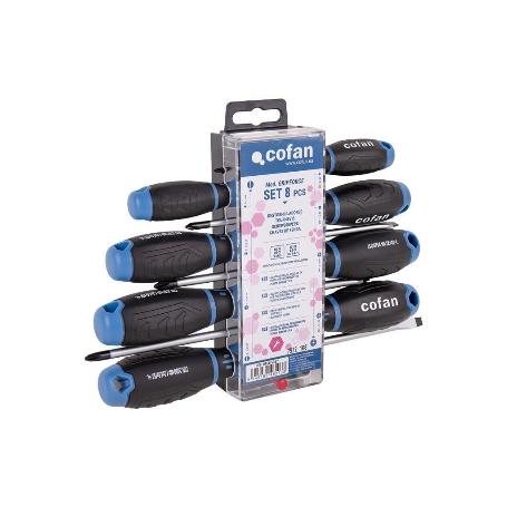 DISPLAY DE DESTORNILLADORES GRIPFORCE SL-PH 8 UDS