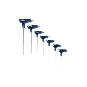 SET DE DESTORNILLADORES GRIPFORCE MANGO EN T HEXAGONAL 7 UDS