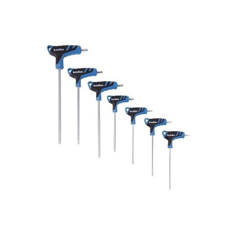 SET DE DESTORNILLADORES GRIPFORCE MANGO EN T TORX 7 UDS