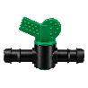 LLAVE DE PASO EXTRA PARA TUBERIAS GOTEO Ø 16 MM. (BOLSA 50 PIEZAS) RIEGO POR GOTEO, MICROASPERSIÓN, RIEGO POR NEBUL