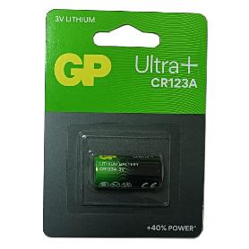 GP PILAS LITIO ULTRA PLUS +40% POWER 1 PILAS FOTO CR123A-B1 3,0V   17MMØX3.5CM
